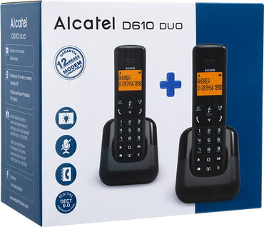 Teléfono Inalámbrico Alcatel D610 Duo