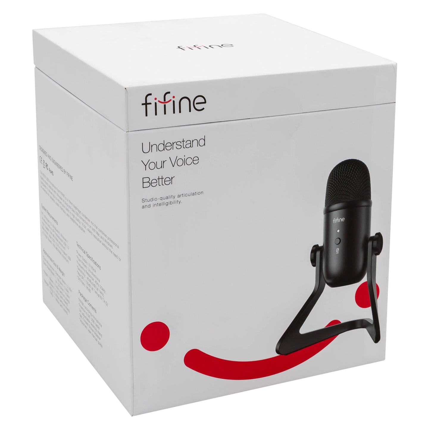 Micrófono Fifine K678 Condensador Cardioide Color Negro