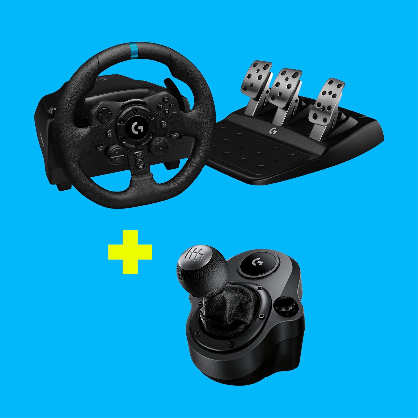Volante Logitech G923 Racing Wheel TrueForce Xbox Series X|S Xbox One PC - Pedales Incluidos Force Feedback