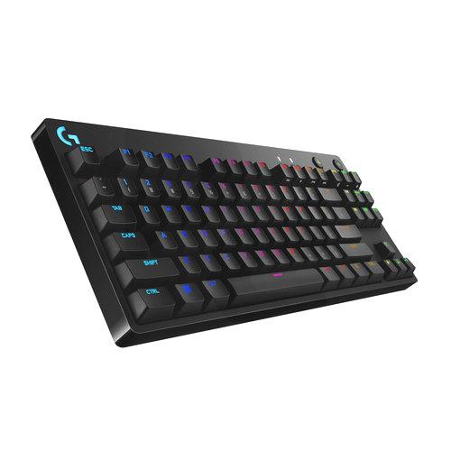 Teclado Gamer Mecánico Logitech G PRO RGB Inglés Negro