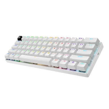 Teclado Gamer Inalámbrico Logitech G PRO X 60 LIGHTSPEED RGB Switch Táctil – Blanco Inglés