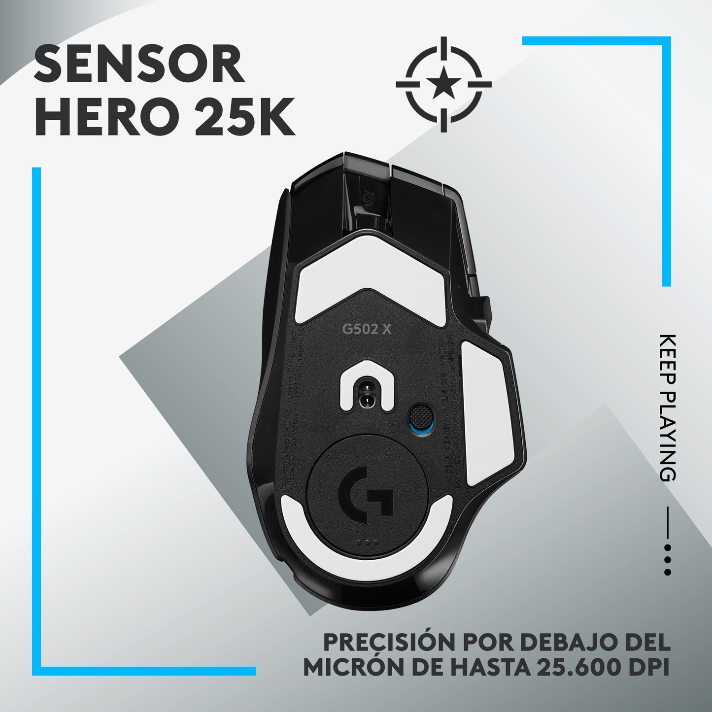 Mouse De Juego Logitech G502 X Negro