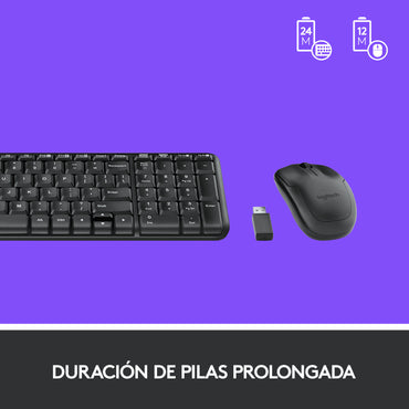Combo Teclado Mouse Inalámbrico Mk220