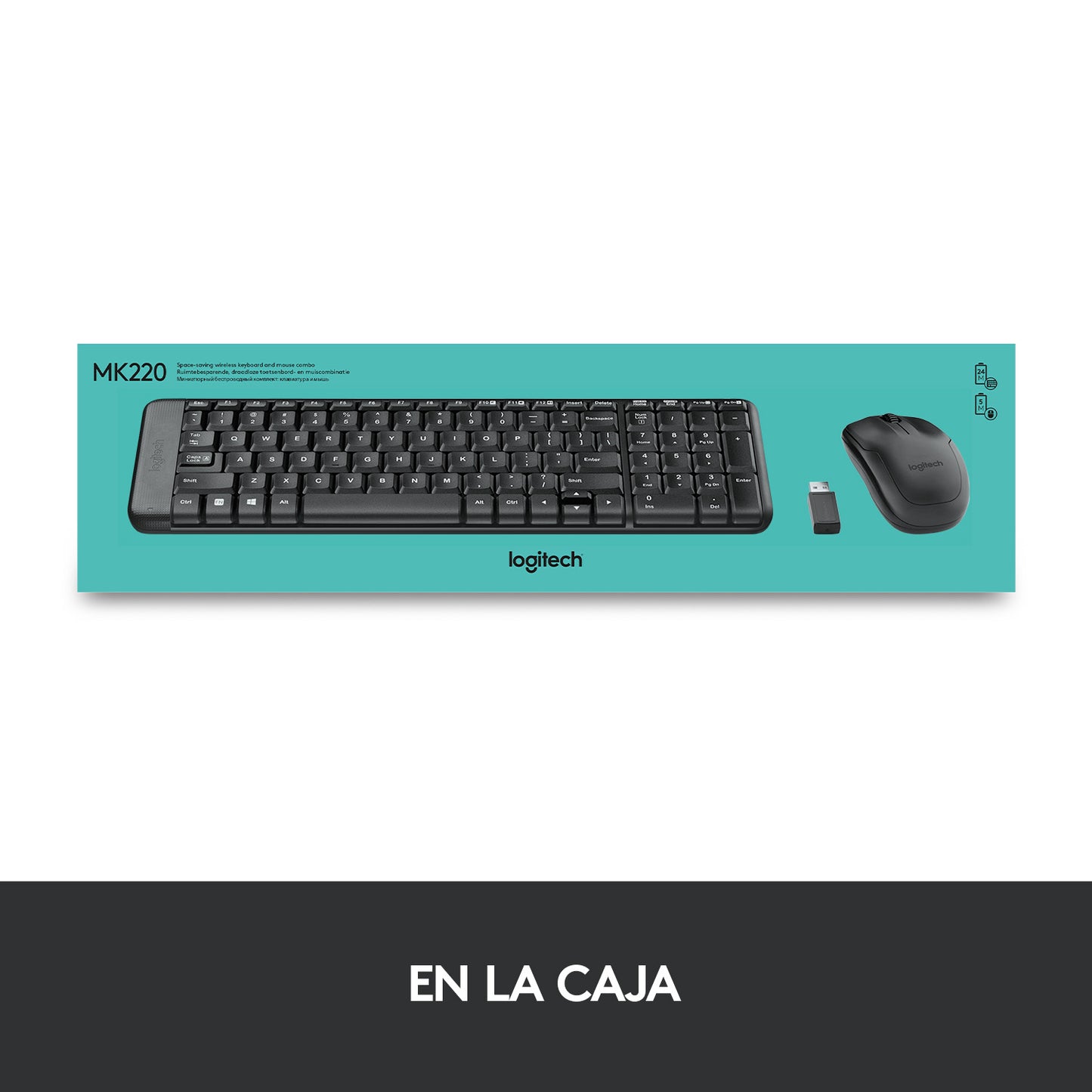 Combo Teclado Mouse Inalámbrico Mk220