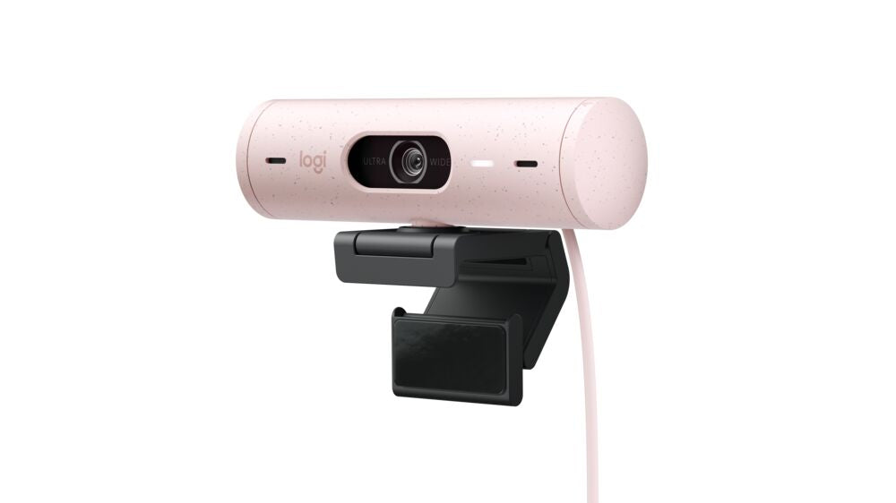 Camara Web Logitech Brio 500 Full Hd 1080p Rosado
