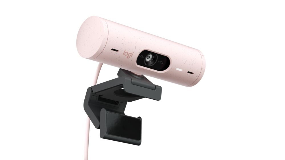 Camara Web Logitech Brio 500 Full Hd 1080p Rosado