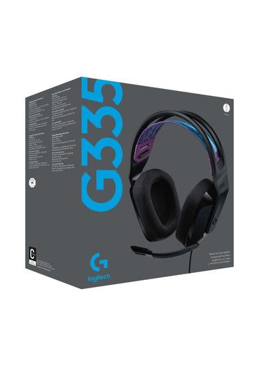 Audifonos Gamer Logitech G335 Negros Jack 35mm