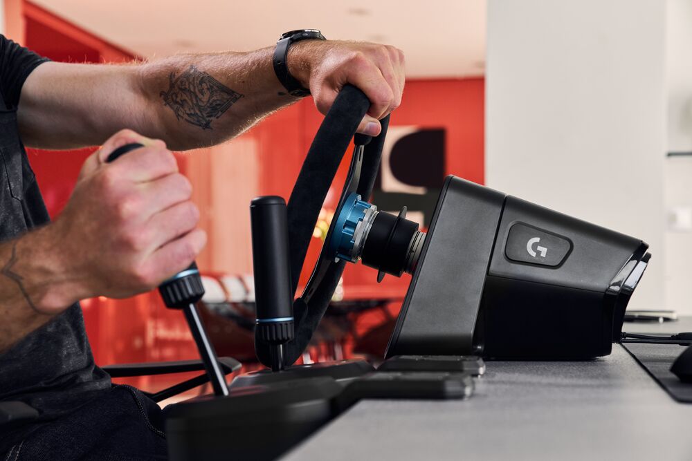 Palanca Cambios Logitech Driving Force Shifter + Freno de Mano 2 en 1 - G29/G923