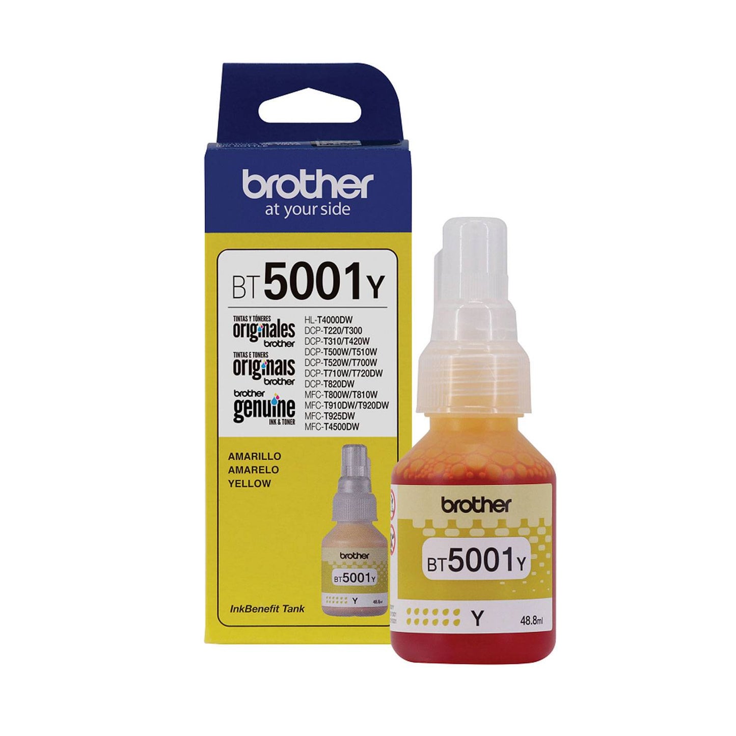 Tinta Brother BT5001Y Amarillo Original