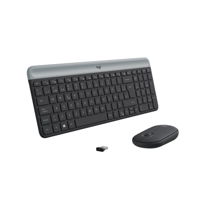 Combo Logitech Teclado y Mouse MK470 Slim