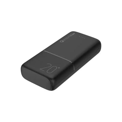 bateria externa de carga rapida 20w 20000 mah dusted negra