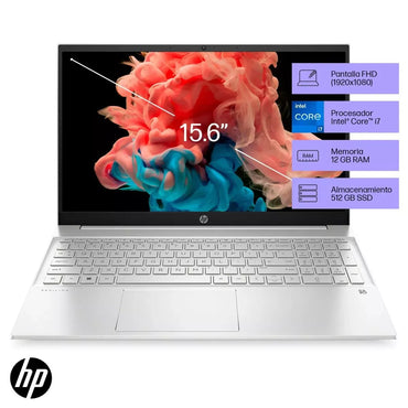 Notebook HP Pavilion 15-eg2506la Intel Core i7-1255U 12GB RAM 512GB SSD 15.6” FHD Windows 11 reacondicionado