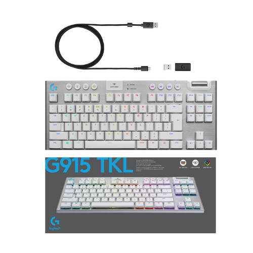 Teclado Gamer Mecánico Logitech G915 TKL GL Tactile