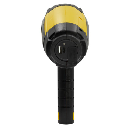 Foco Linterna Recargable LED High-Power Philco 2000mAh USB Amarillo