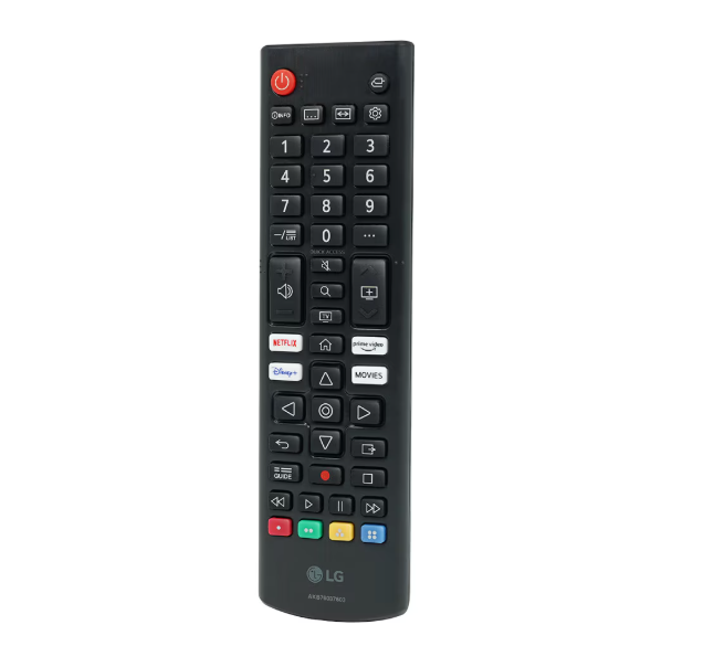 Control Smart TV LG Original con botón Netflix Amazon y Disney
