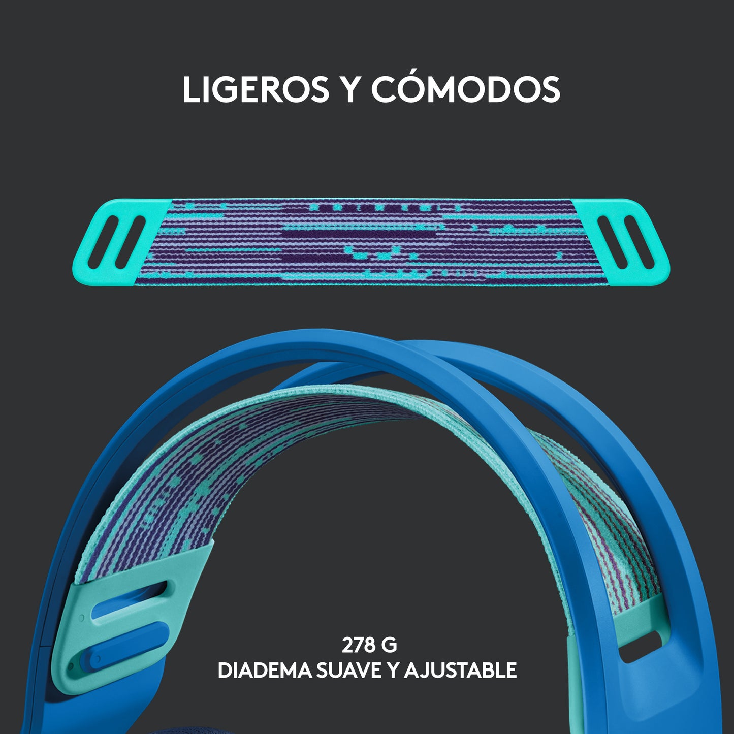 Audifonos Gamer G733 Azul Lightspeed