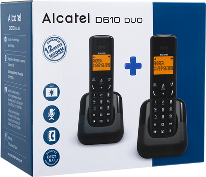 Teléfono Inalámbrico Alcatel D610 Duo