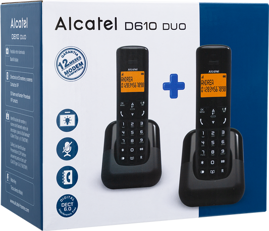 Teléfono Inalámbrico Alcatel D610 Duo