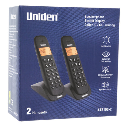 Telefono Inalambrico Uniden AT3102-2