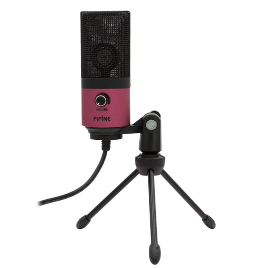 Microfono Profesional Fifine K669 para PC y PS4 Rosa