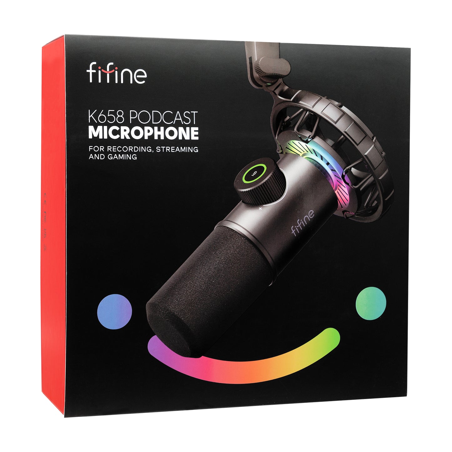 Microfono Streaming Podcast Gamer Fifine K658 Black