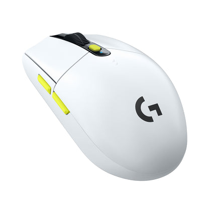 Audifono Gamer Logitech G435 y Mouse G305 Blanco