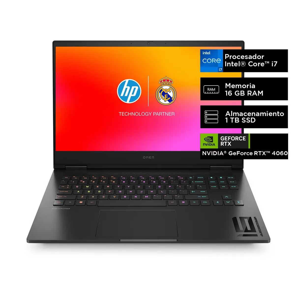 Notebook Gamer HP OMEN 16-wd0013la Intel Core i7-13620H 16GB RAM 1TB SSD RTX 4060 8GB 16.1” FHD 144Hz Windows 11 reacondicionado