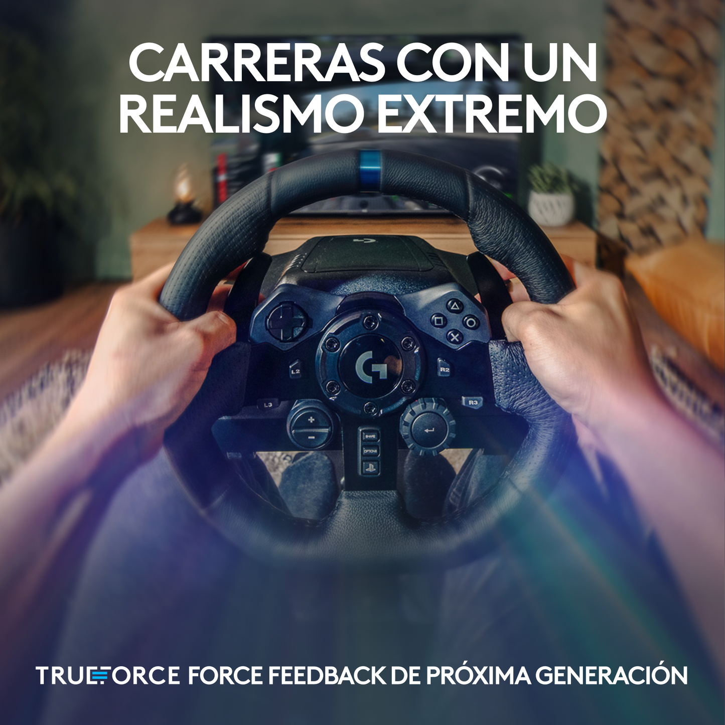 Volante Logitech G923 True Force Ps3 Ps4 Ps5 Pc