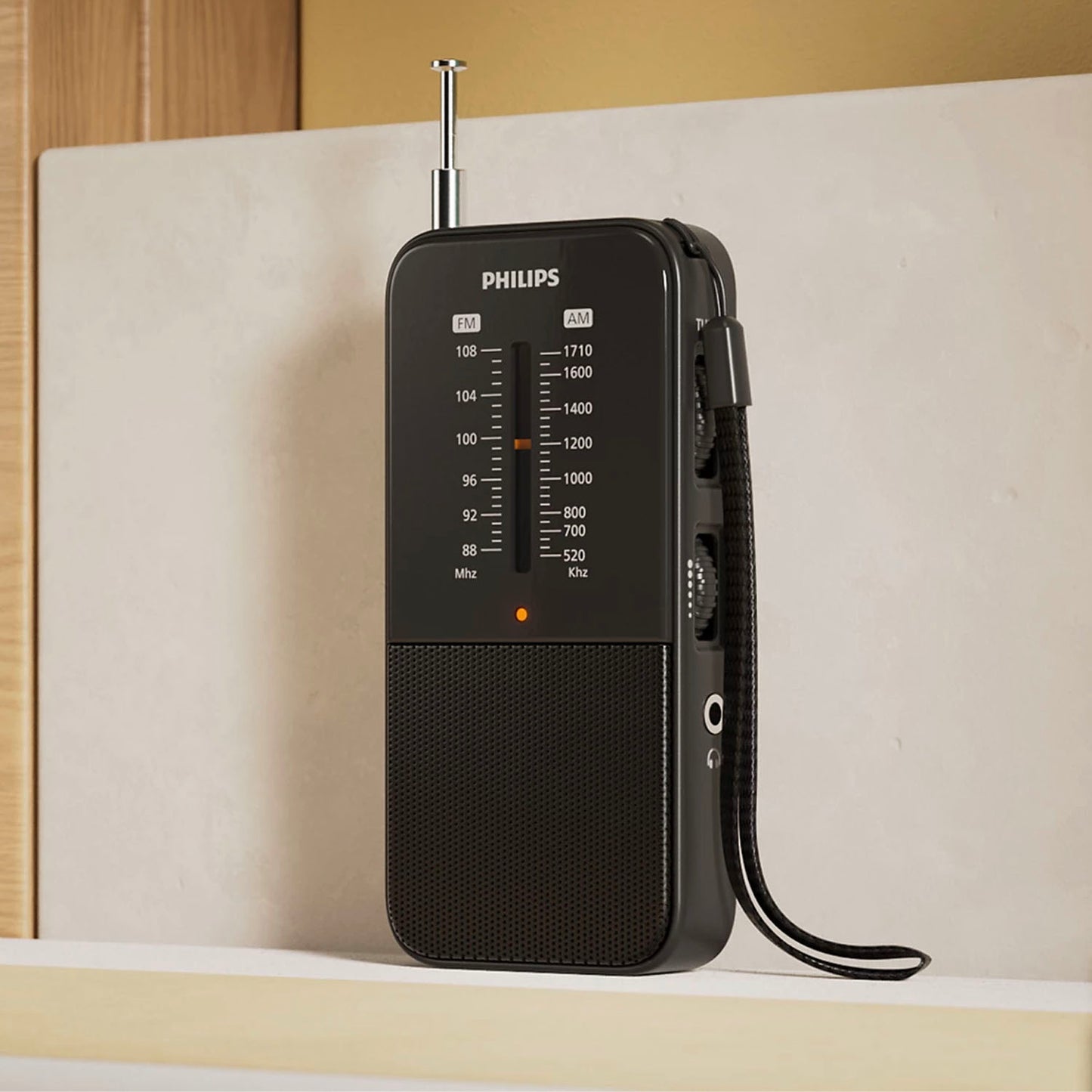 Radio Portátil Philips TAR1509 FM/AM Analógica Negro