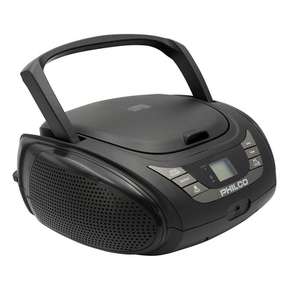 Radio Boombox con CD Mp3 USB Aux AM FM Bluetooth