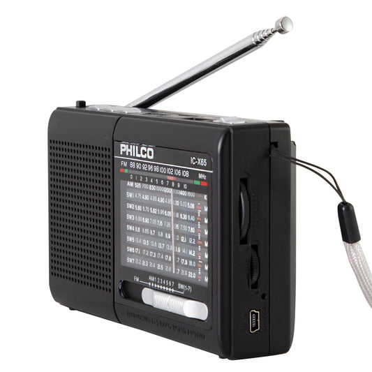 Radio Portatil AM FM BT SD Linterna Philco IX-C65