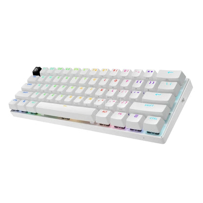 Teclado Gamer Inalámbrico Logitech G PRO X 60 LIGHTSPEED RGB Switch Táctil – Blanco Inglés