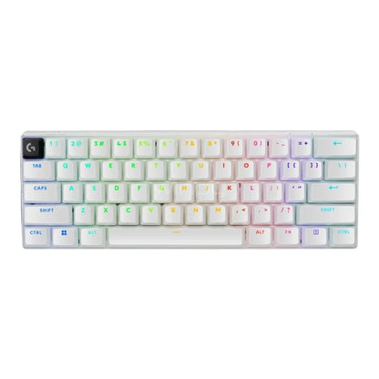 Teclado Gamer Inalámbrico Logitech G PRO X 60 LIGHTSPEED RGB Switch Táctil – Blanco Inglés