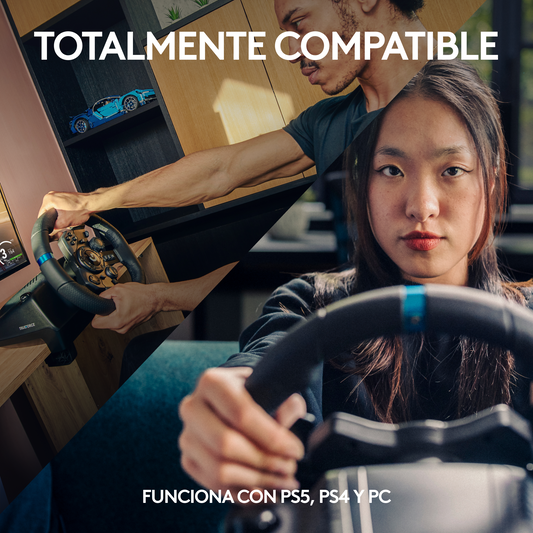 Volante Logitech G923 True Force Ps3 Ps4 Ps5 Pc