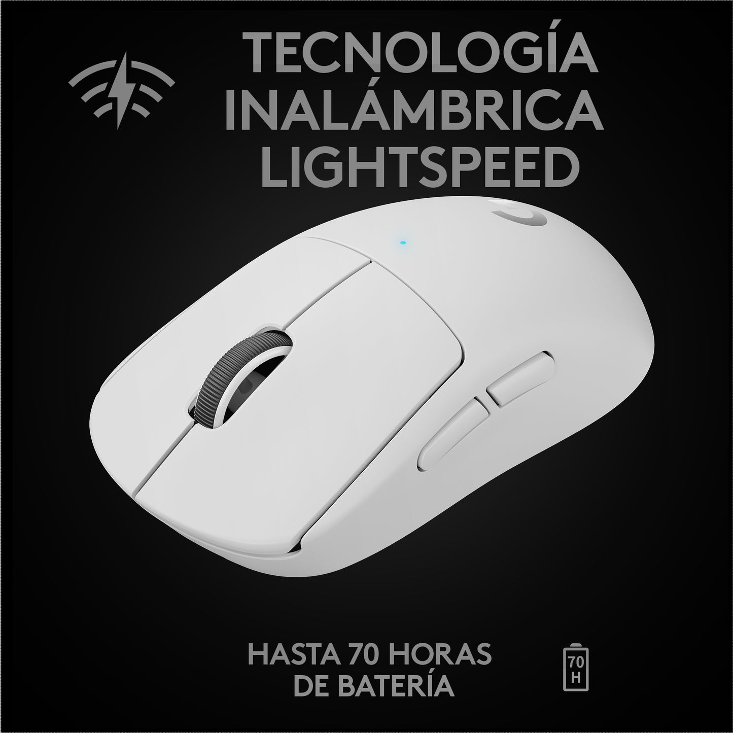 Mouse Gamer Logitech Pro X Superlight Blanco