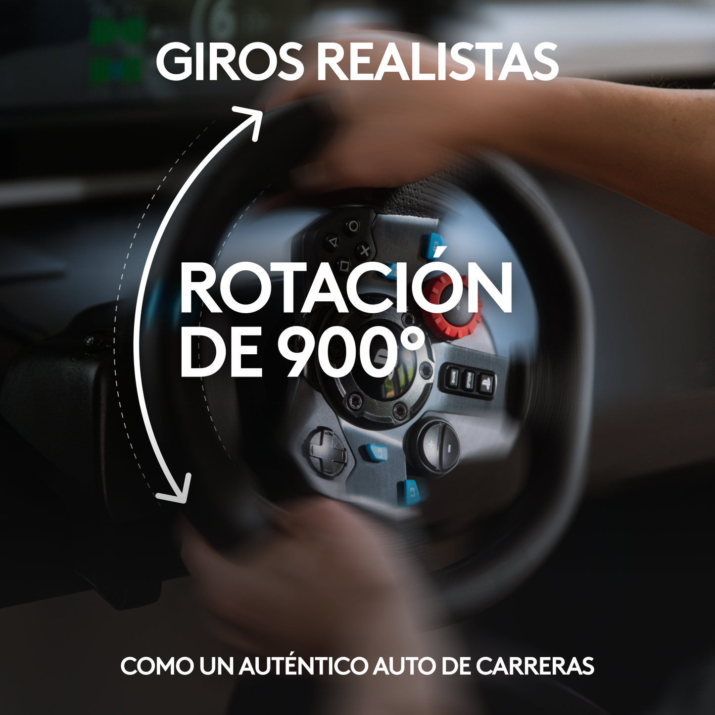 Volante Logitech G29 con Pedales para PS3, PS4, PS5 y PC