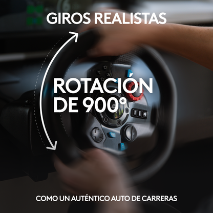 Volante Logitech G29 con Pedales para PS3, PS4, PS5 y PC