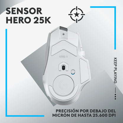 Mouse De Juego Logitech G502 X Blanco