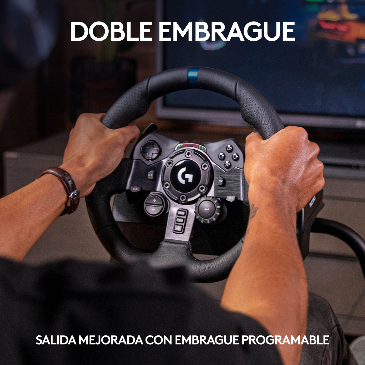 Volante Logitech G923 True Force Ps3 Ps4 Ps5 Pc