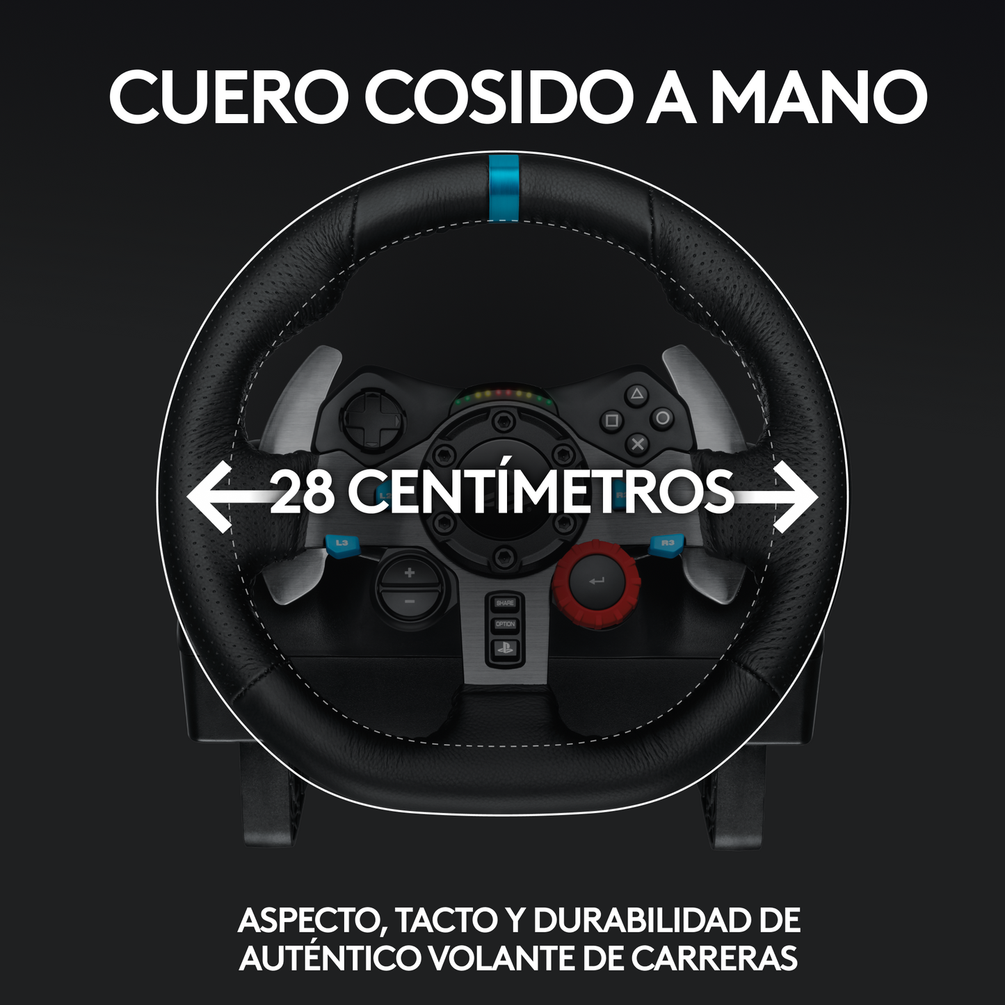 Volante Logitech G29 con Pedales para PS3, PS4, PS5 y PC