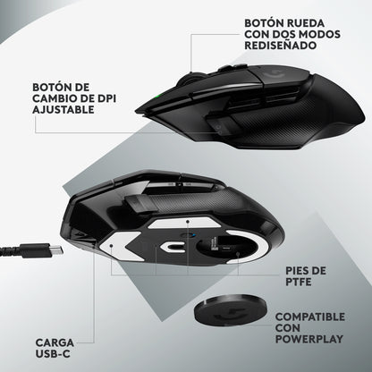 Mouse De Juego Logitech G502 X Negro