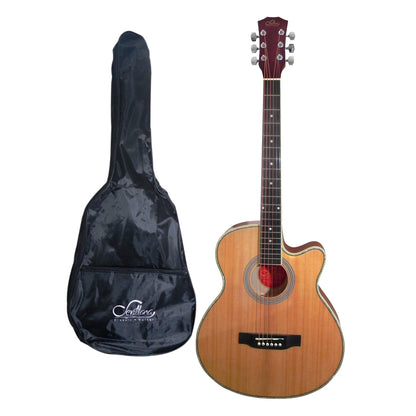 Guitarra Clásica Sevillana 40” Electroacústica Cutaway Natural
