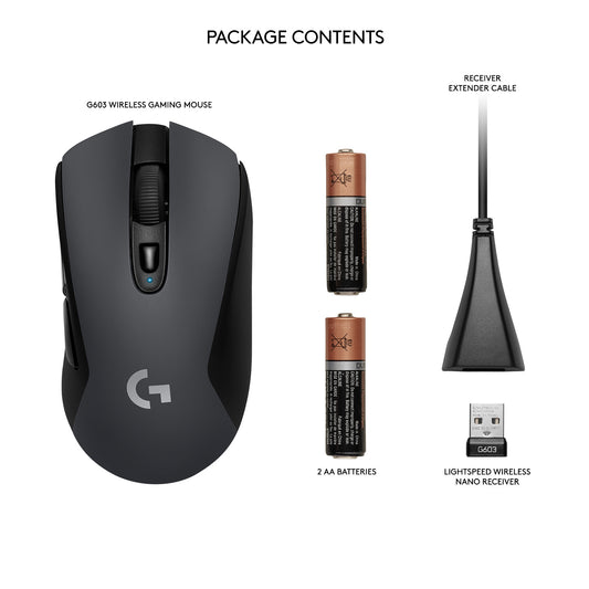 Mouse Gamer Inalámbrico Logitech G603 Lightspeed