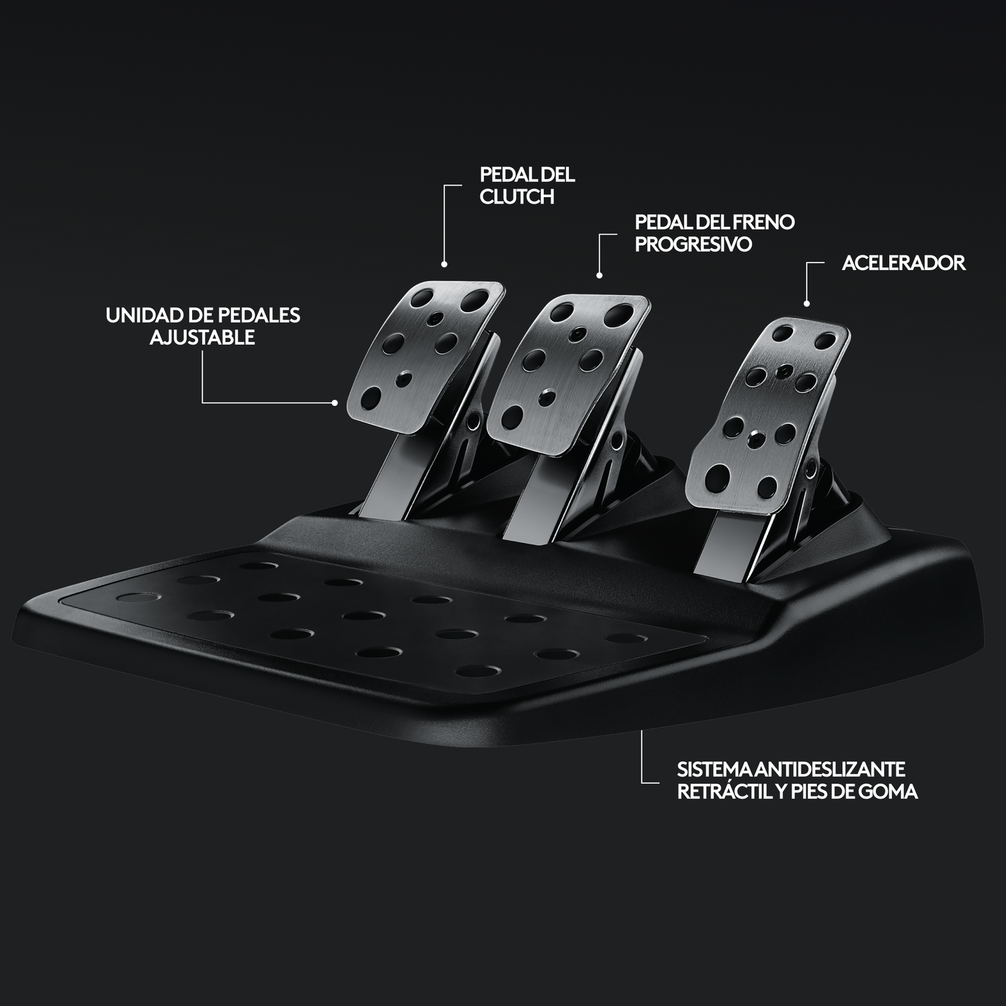 Volante Logitech G29 con Pedales para PS3, PS4, PS5 y PC