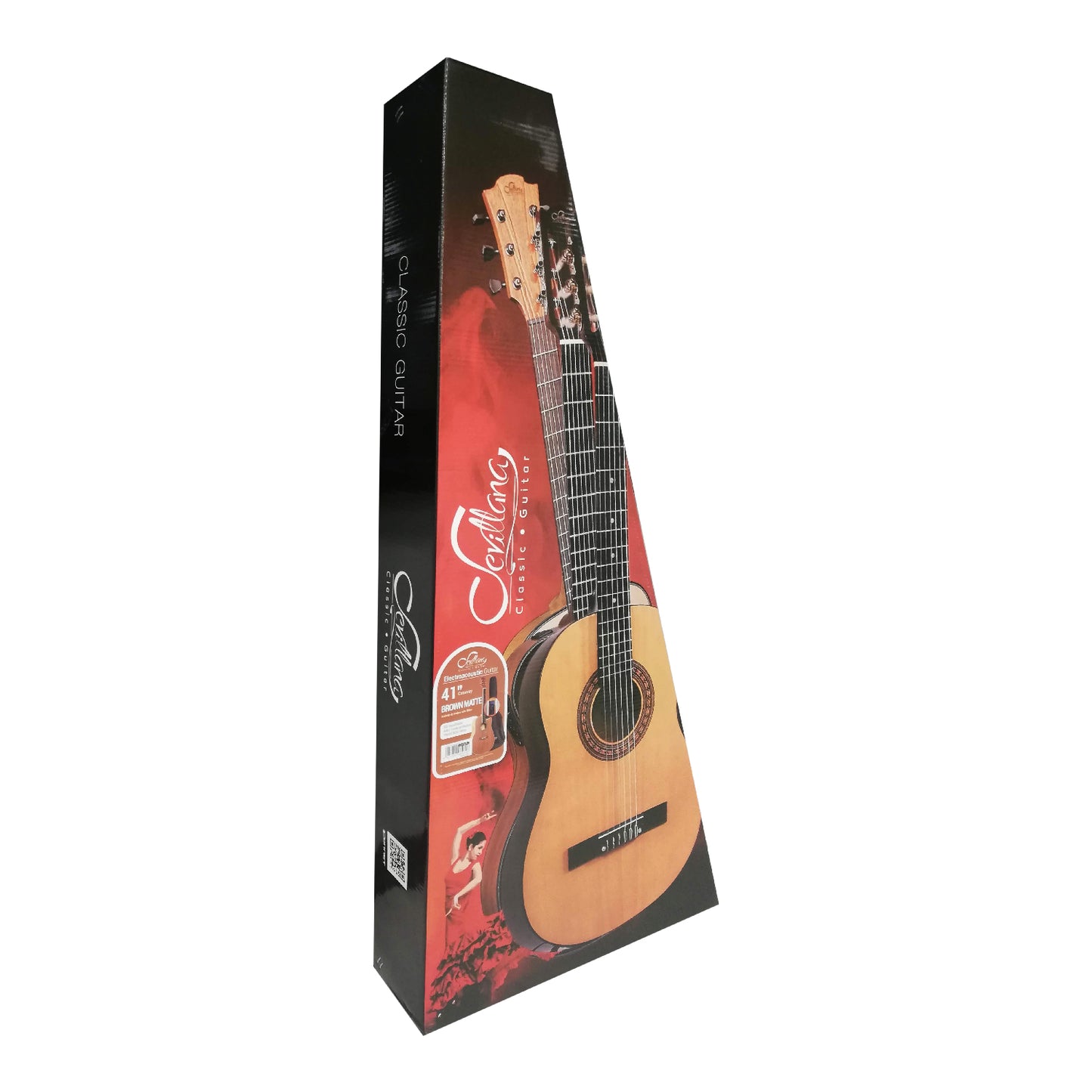 Guitarra Clásica Sevillana 41” Electroacústica Cutaway Matte