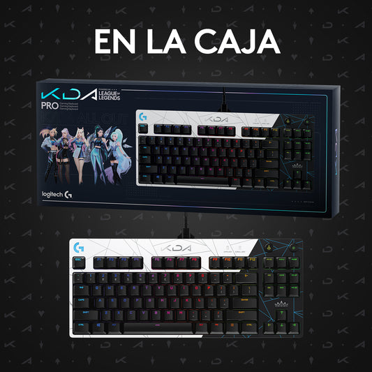Teclado Gamer Mecánico Logitech G Pro Kda Lol Rgb
