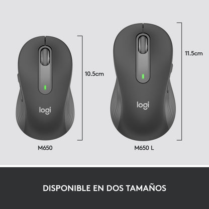 Mouse Logitech M650 Negro Wireless