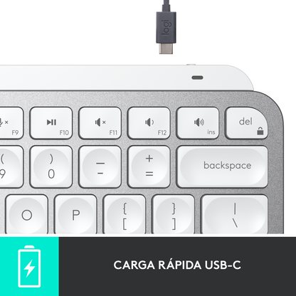 Teclado Logitech Mx Keys Mini Gris