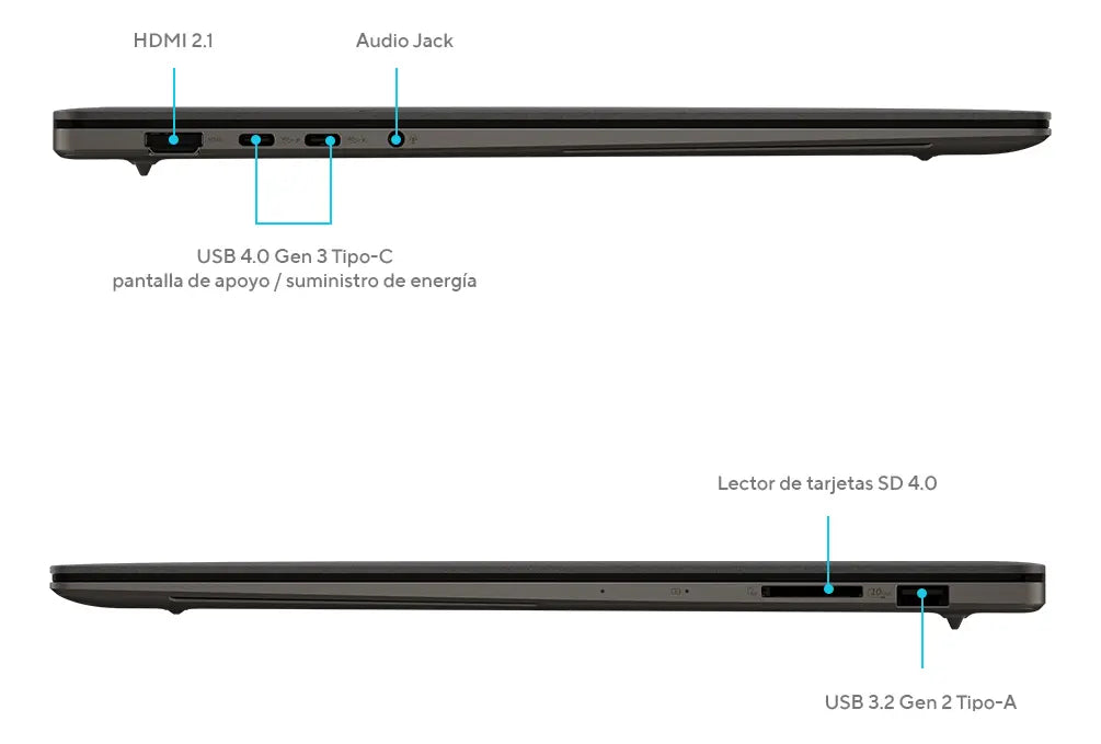 Notebook Asus Zenbook S16 AMD Ryzen 9 32GB RAM 1TB SSD OLED — Reacondicionado