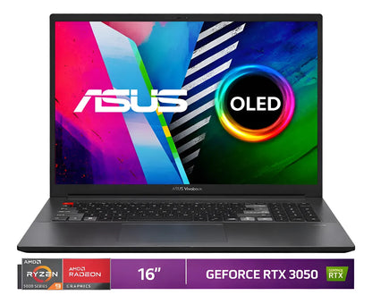 Notebook Gamer Asus Oled 16'' Ryzen 9 Rtx 3050 16gb 1tb Negro (Reacondicionado)